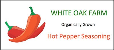 Hot Pepper Label